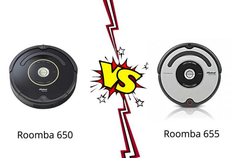 iRobot Roomba 650 vs 655
