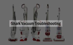 shark robot suction motor failure fix