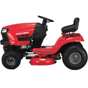 Craftsman T100 riding lawnmower under $800