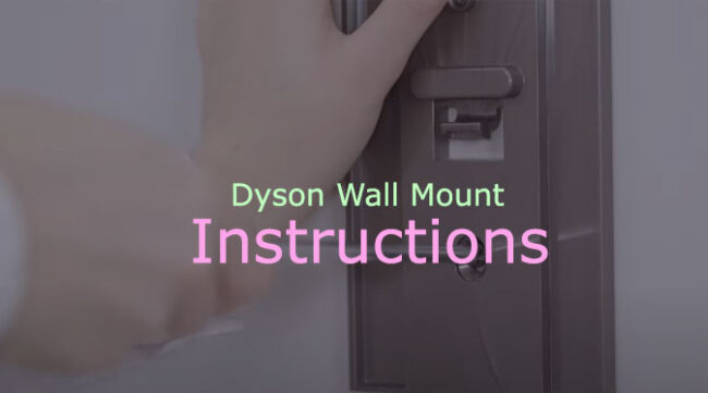 dyson wall mount instructions