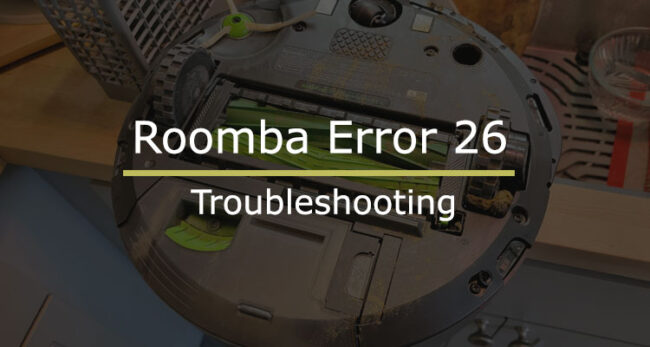 roomba error 26 fix